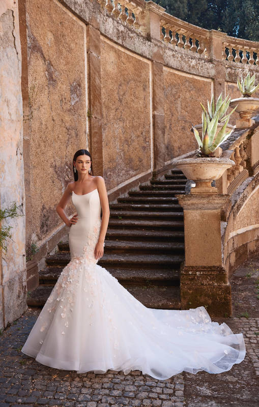 vestido elegante de novia