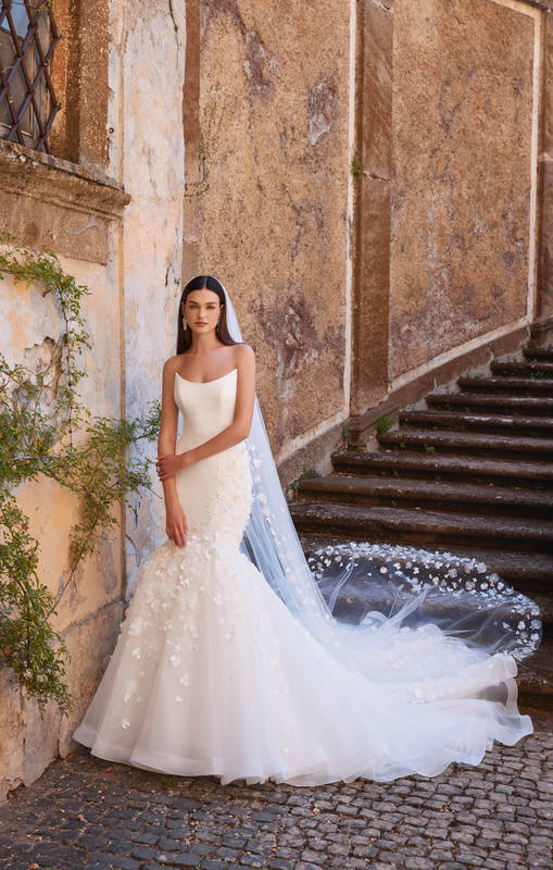vestido corte sirena Veni Infantino