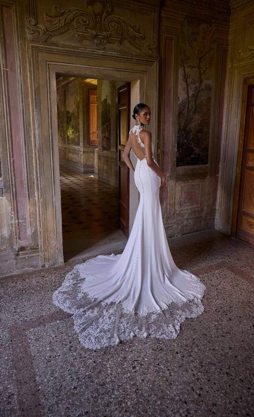 vestido corte sirena Veni Infantino