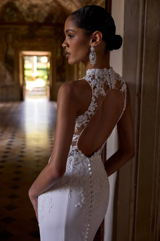 vestido clásico de novia