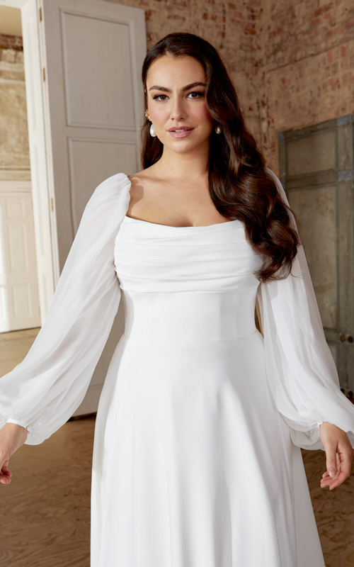 Vestido de novia talla grande en murcia coleccion 2027