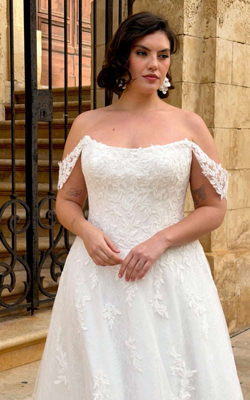 Vestido de novia talla grande en murcia coleccion 2027