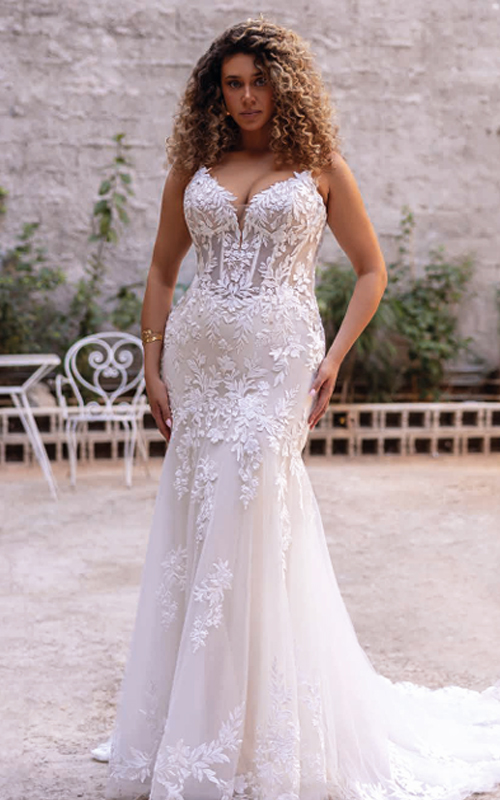 Vestido de novia talla grande en murcia coleccion 2027